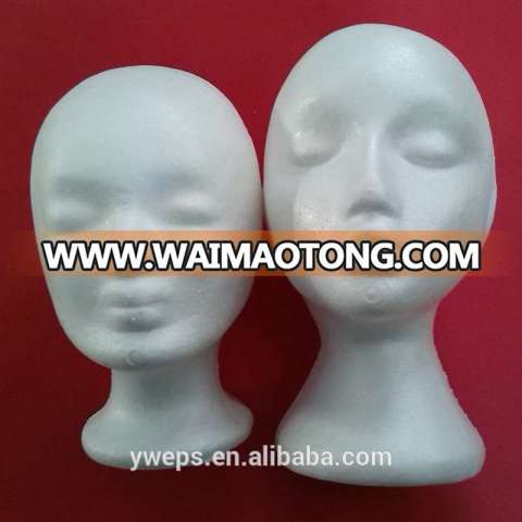 Styrofoam Head,Glasses Hat Display Model Heads Styrofoam Foam Wig Eps Mannequin